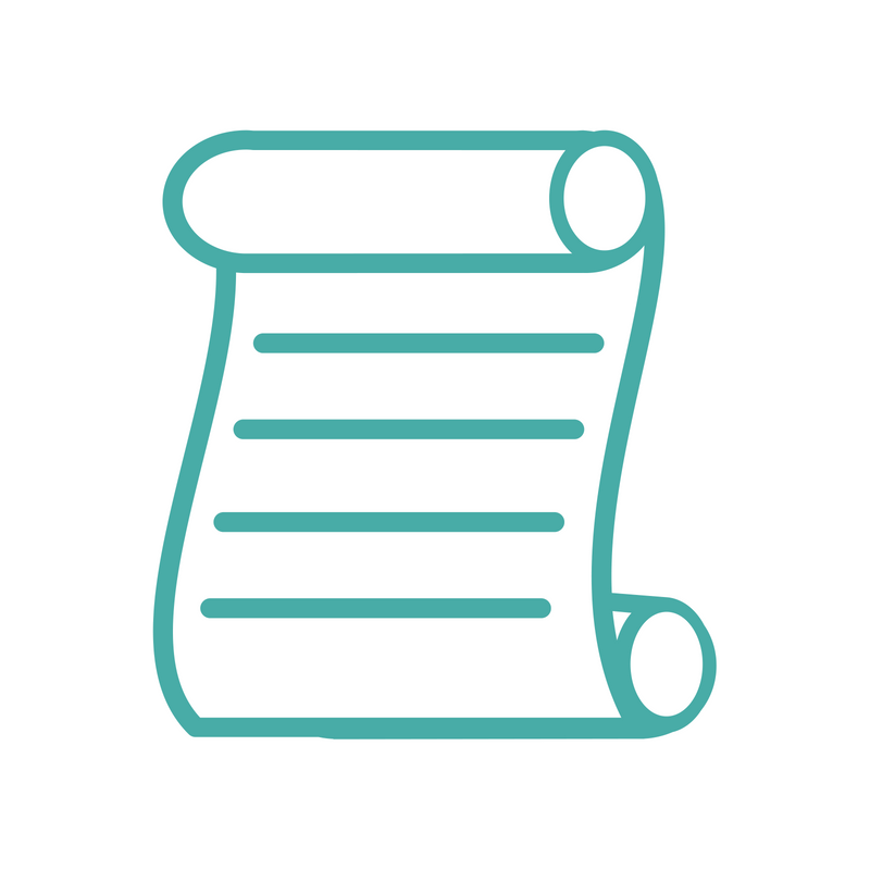 An icon of a document.