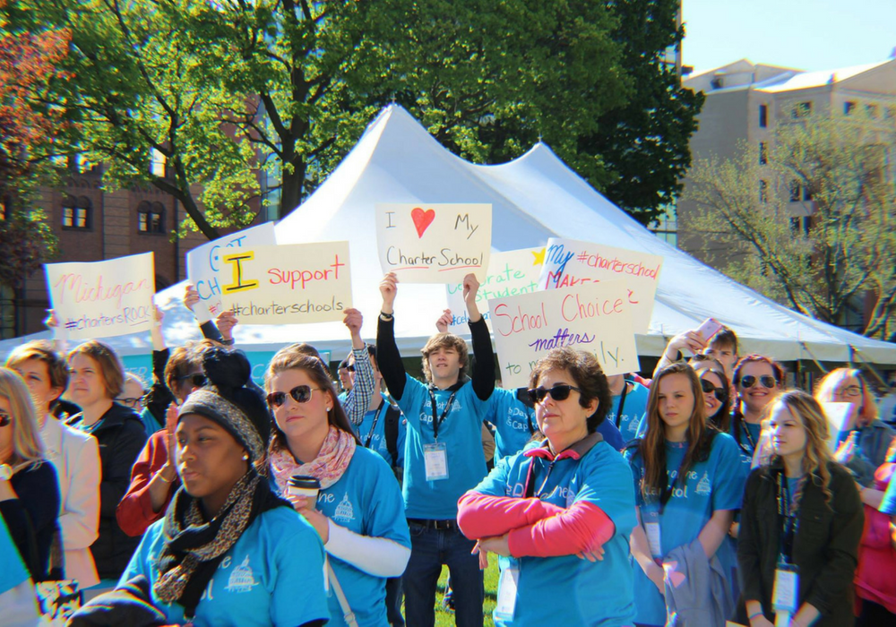 A photo of the 2017 Charter Day at the Capitol celebration.