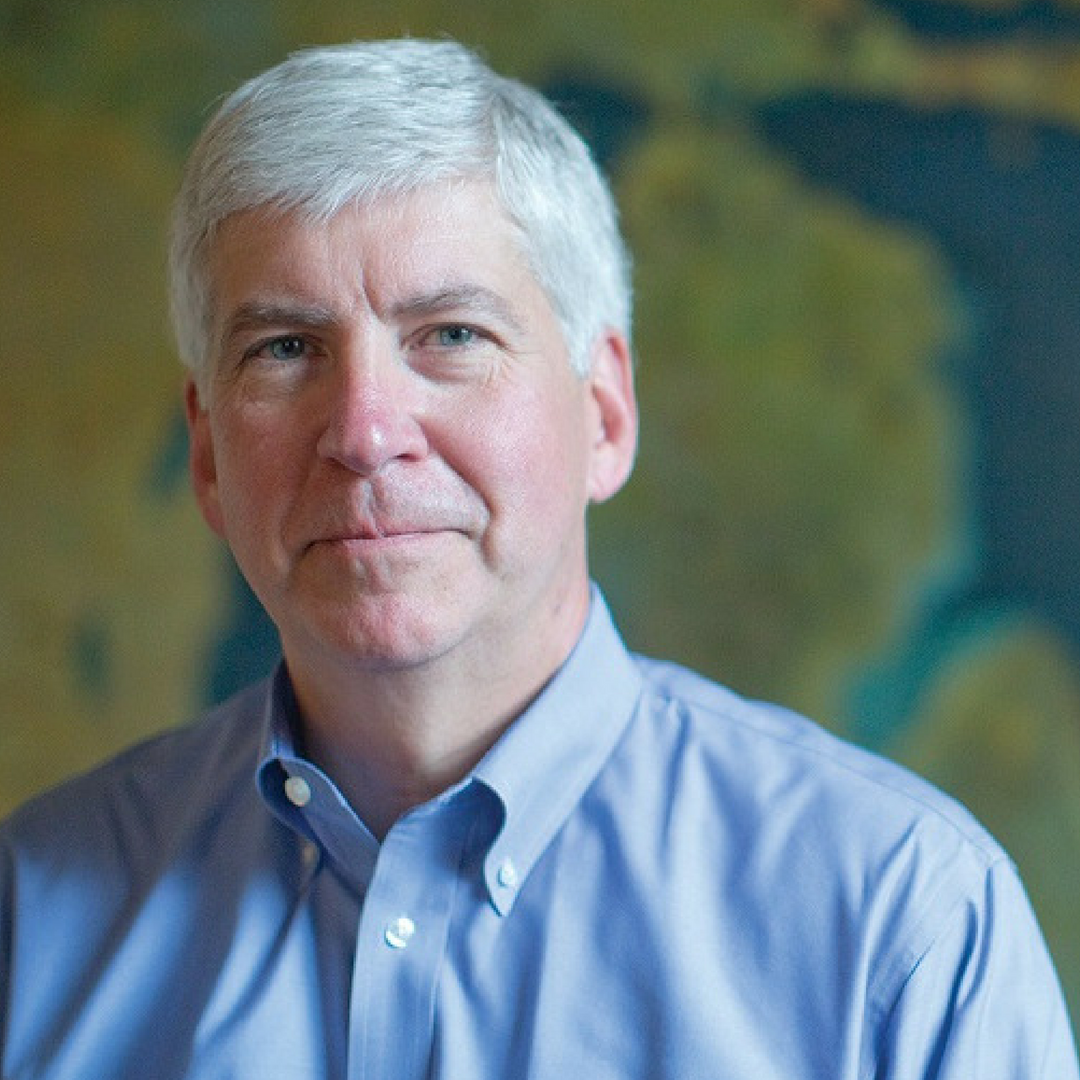 A photo of Michigan Governor Rick Snyder.