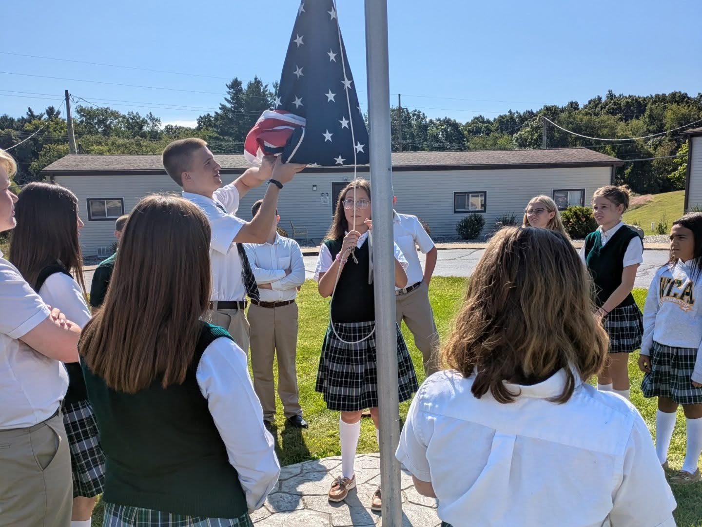 WILL CARLETON ACADEMY FLAG